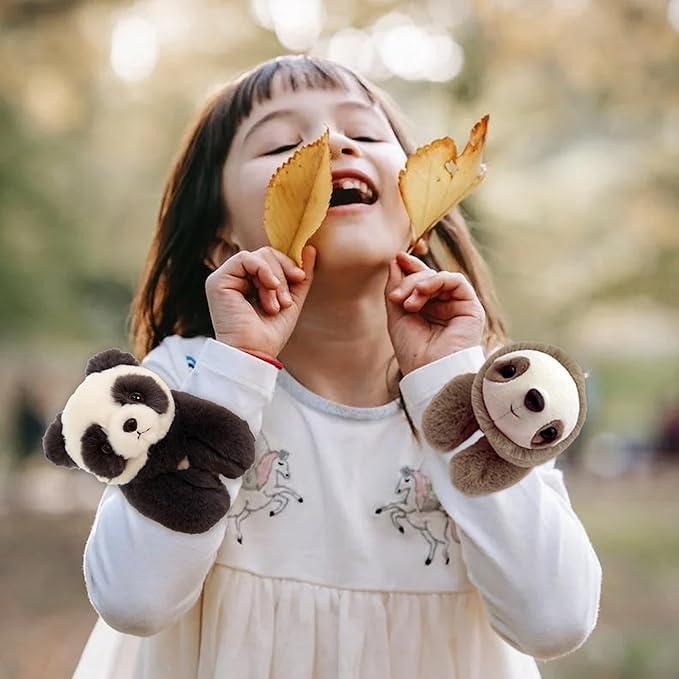 CuddleSnap Panda Plush Slap Bracelet