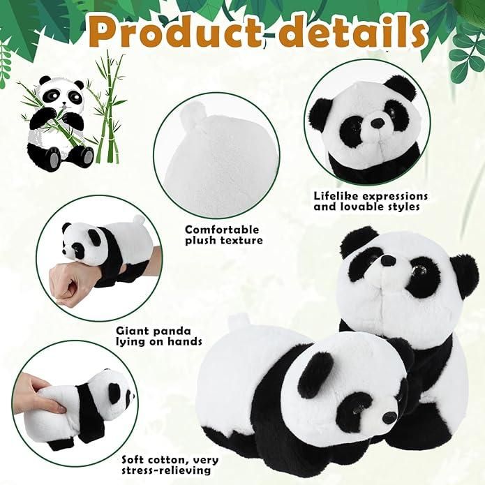 CuddleSnap Panda Plush Slap Bracelet