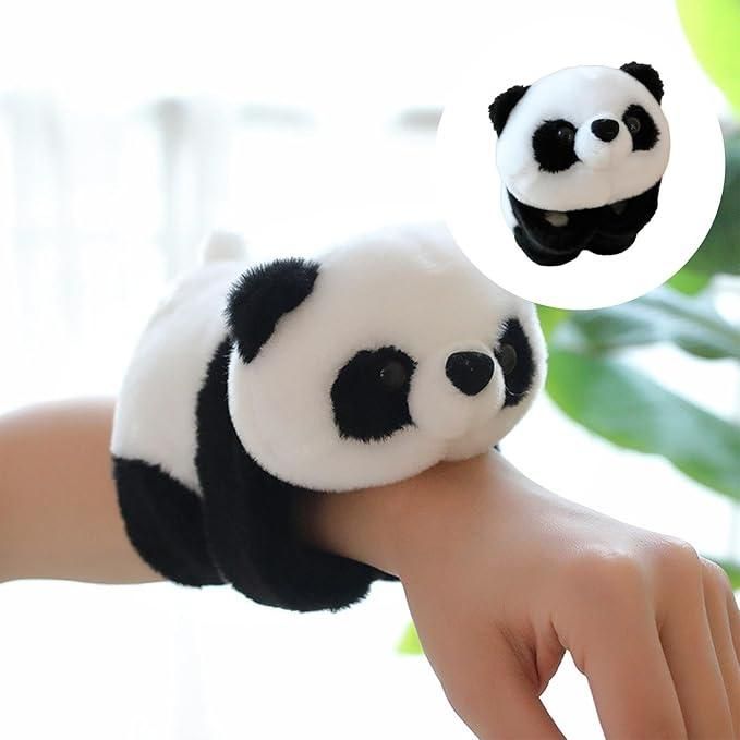 CuddleSnap Panda Plush Slap Bracelet